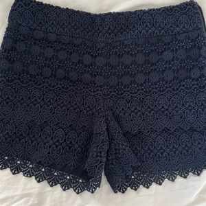 Loft lace shorts